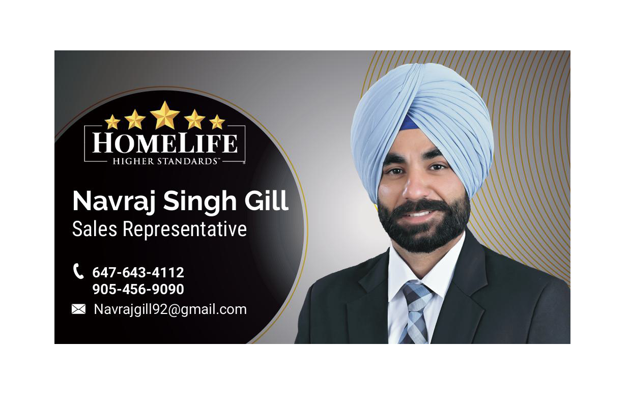 Business card collateral sample